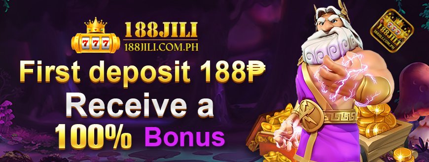 188Jili promotion - First time deposit 100% bonus